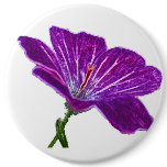 Lovely in Purple Button