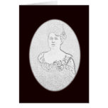 Lovely lady greeting cards