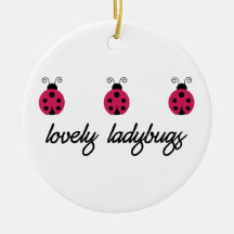 Lovely Ladybugs Ornament