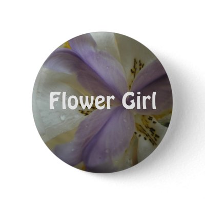 Lovely Lily Wedding Pinback Buttons by Floralwedding