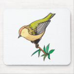 lovely little goldfinch bird mousemats