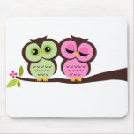 Lovely Owls Mousepads