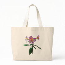 Lovely Pink Asiatic Lilies Canvas Bags