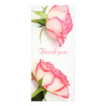 Lovely roses thank you card custom rack cards