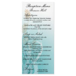 lovely soft fern plant floral design wedding rack cards