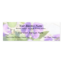 Lovely Spring Violet Business Card