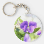 Lovely Spring Violet Key Chain