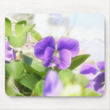 Lovely Spring Violet Mouse Mats