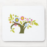 lovely summer tree vector mousepads