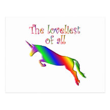 Lovely Unicorn Postcards