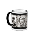 Lovely VIntage Ladies With Hats Noir Mug