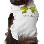 Lovely yellow Bow doggie t-shirt