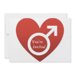 LoveMale, You're   Invited invitations