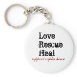 LoveRescueHeal, support rapha house keychains