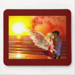Lovers at Sunset Mousepad