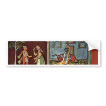 Lovers By Indischer Maler Um 1690 Bumper Stickers