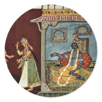 Lovers By Indischer Maler Um 1690 Stickers