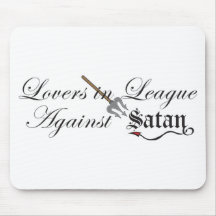 Lovers in League Against Satan - Demon Version Mousepads