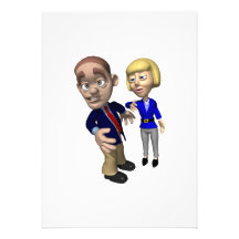 Lovers Quarrel Personalized Invitation