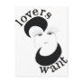 Lovers want postcards