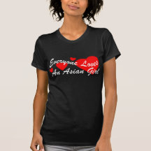 Loves Asian Girl (Dark) Shirts