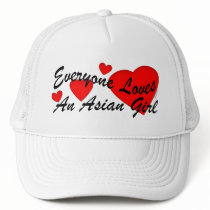 Loves Asian Girl Hat