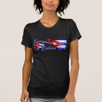 Loves Cuban Girl (Dark) t-shirts