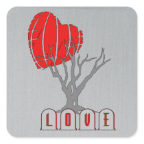 Love's Graveyard Square Stickers