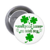 Loves Irish Boy Button
