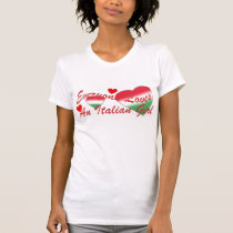 Loves Italian Girl Red t-shirts