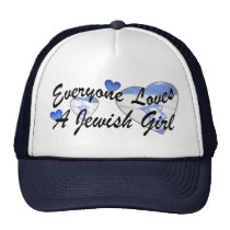 Loves Jewish Girl Hat hats