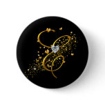 Love's Magic E mongram Pinback Button