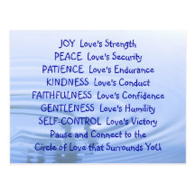 Love's Qualities Post Card