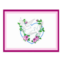 "Lovey Dovey" postcard