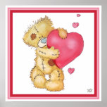 Lovey Dovey Teddybear posters