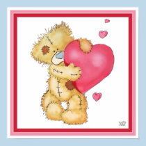 Lovey Dovey Teddybear posters