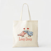 Lovey Dovey Valentines Day Tote-bag