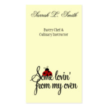 Lovin' From My Oven Business Card
