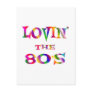 Lovin the 80s post card