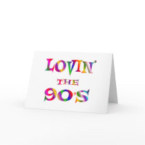 Lovin the 90s card