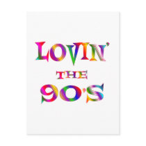 Lovin the 90s postcard