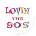 Lovin the 90s stickers