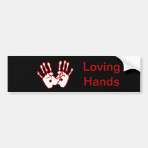 Loving Hands - John 20:27 Bumper Sticker