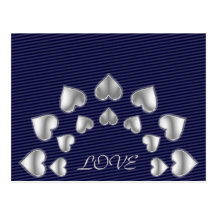 Loving Hearts - Postcard