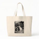 Loving My Old Car, 1920s Canvas Bag