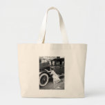 Loving My Old Car, 1920s Canvas Bag