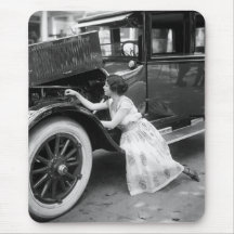 Loving My Old Car, 1920s Mouse Pad