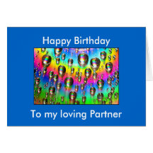 Loving Partner Birthday Card