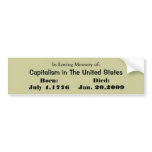 Loving tribute bumper Sticker bumper stickers