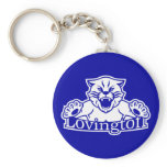 Lovington Wildcats Logo Keychain